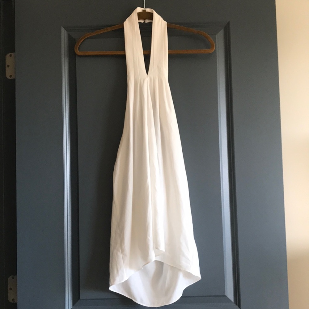 DO+BE white halter neck top